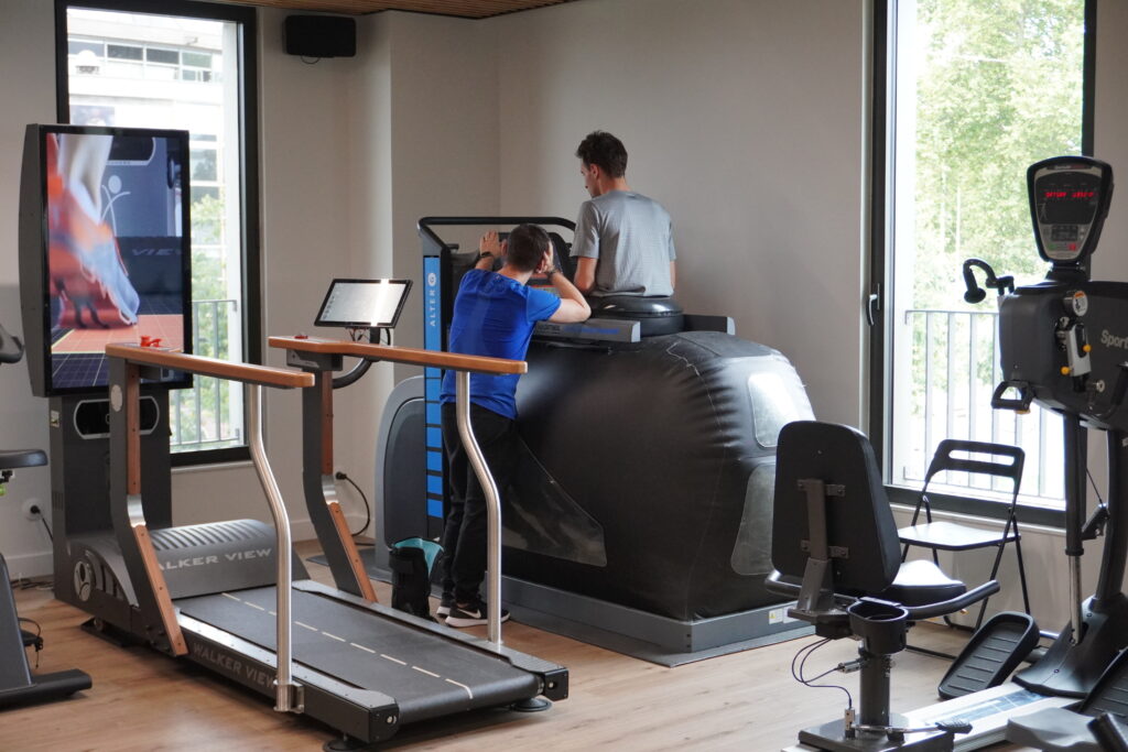 Sportif sur tapis AlterG