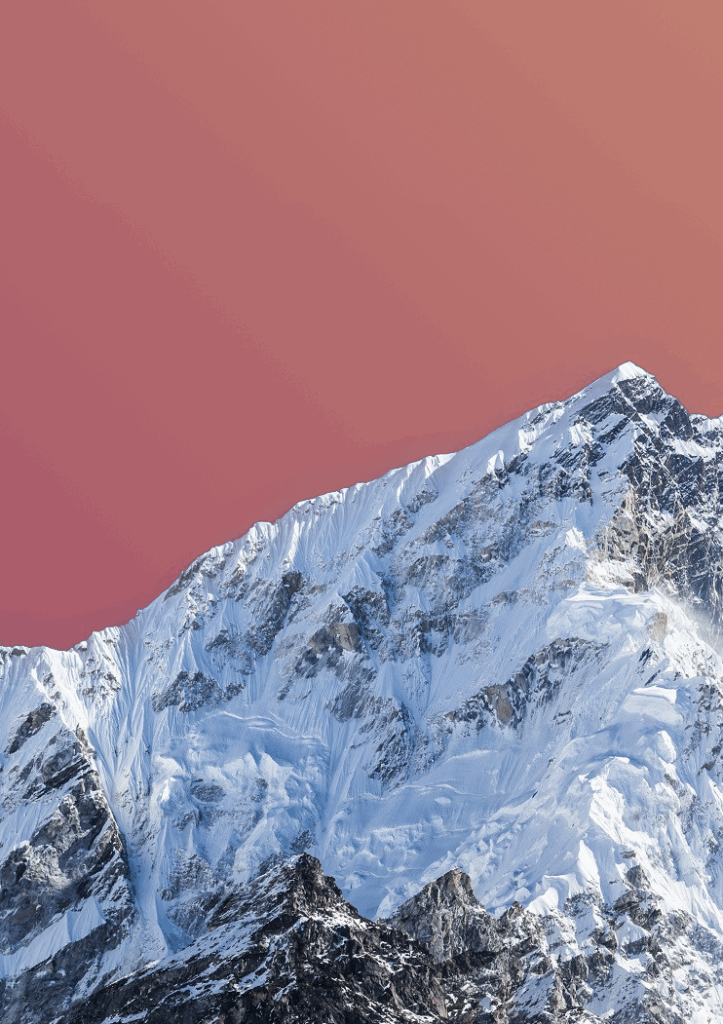 Photo d'une montagne pour représenter notre salle d'hypoxie à Lyon Eden Concept